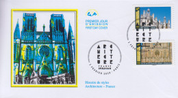 Enveloppe  FDC   1er  Jour   FRANCE    ARCHITECTURE    2019 - 2010-2019