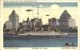 12020980 Vancouver British Columbia Water Front Sky Line Marine Building Empress - Non Classés