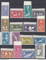 1963 SOUTH GEORGIA SG N° 1/16 Set Of 16 Values MNH** - Andere & Zonder Classificatie