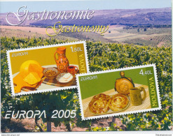 2005 EUROPA CEPT Moldavia Libretto Gastronomia  MNH** - Otros & Sin Clasificación