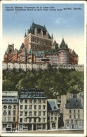 12020873 Quebec Chateau Frontenac Hotel As Seen From Lower Town Quebec - Non Classificati