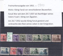 ÄGYPTEN - EGYPT - EGYPTIAN - DYNASTIE - REGIERENDE MONARCHIE - KÖNIG FARUK PORTRÄT USED - Used Stamps