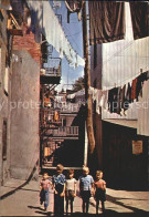 12020842 Quebec Wash Day Children Sous Le Cap Street Quebec - Unclassified