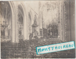 VP : JL :  Région Orne : Flers ?  Argentan? Putanges ?  Giel ? : Int  église  ( 15 Par 12 Cm  Env. ) Genre Papier Photo - Unclassified