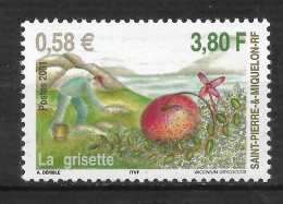 SAINT PIERRE ET MIQUELON N°  740 " LA GRISETTE " - Unused Stamps