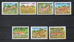 BURKINA FASO  N° 710 à 716    NEUFS SANS CHARNIERE  COTE  17.00€    ANIMAUX FAUNE - Burkina Faso (1984-...)