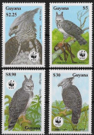 GUYANA - OISEAUX - HARPIES - WWF - N° 2152 A 2155 - NEUF** MNH - Aigles & Rapaces Diurnes