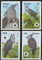 GUYANA - OISEAUX - HARPIES - WWF - N° 2152 A 2155 - NEUF** MNH - Águilas & Aves De Presa