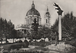 AD140 Torino - La Basilica Di Superga / Viaggiata 1961 - Kirchen