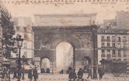 PARIS PORTE SAINT MARTIN ETAT CF SCAN TROUS AUTOUR DE LA CARTE - Paris (15)