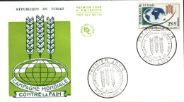 TCHAD FDC1963 CAMPAGNE CONTRE LA FAIM - Tschad (1960-...)