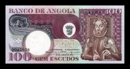 Angola 100 Escudos 1973 Pick 106 Sc Unc - Angola