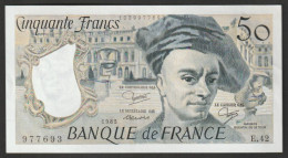 50 Francs Quentin De La Tour - NEUF, Pas De TROU Et Pas De Plis -  E.42 -  N°977693  Année 1985 - TTB Splendide - 50 F 1976-1992 ''Quentin De La Tour''