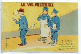 Militaria * CPA Ecrite En 1925 * La Vie Militaire A L'Hosto (Soldats ) Artaud Nozais Editeur - Humoristiques