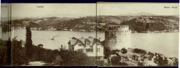 Ref 1647 - Amazing - 7 Part Panoramic View Joined Up Postcard Of The Bosphorous - Turkey - Türkei