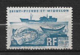 SAINT PIERRE ET MIQUELON N°   339 " CHALUTIER " - Oblitérés