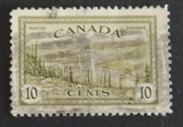 CANADA YT 220 OBLITÉRÉ  "LAC DU GRAND OURS" ANNÉE 1946 - Oblitérés