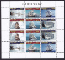 323 ARUBA 2011 - Y&T 595/600 X 2 En Feuille - Bateau Voilier - Neuf ** (MNH) Sans Charniere - Curaçao, Antille Olandesi, Aruba