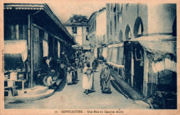 N°1479 W -cpa Constantine -une Rue Du Quartier Arabe- - Constantine