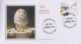 Enveloppe  FDC  1er  Jour    FRANCE    Loi  NEUWIRTH   50  Ans    2017 - 2010-2019