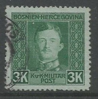 Bosnia Bosnien K.u.K. Austria Hungary Mi.139 Used 1917 Old Signature On Back - Bosnia Erzegovina