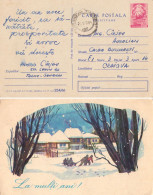 ROMANIA / NOUVEL AN - 1966 - CARTE POSTALA / ENTIER POSTAL ILLUSTRÉ / STATIONERY PICTURE POSTCARD : 40 BANI (an665) - Postwaardestukken