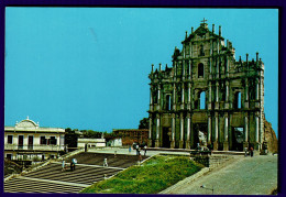 Ref 1647 - Macau Macao Postcard - The Ruins Of St Paul's - Ex Portugal Colony - Macao