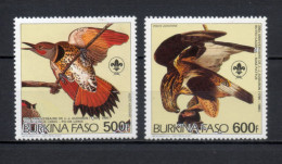 BURKINA FASO PA  N° 288 + 289    NEUFS SANS CHARNIERE  COTE  11.00€    OISEAUX ANIMAUX FAUNE - Burkina Faso (1984-...)