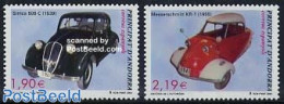 Andorra, Spanish Post 2004 Automobiles 2v (Simca, Messerschmitt), Mint NH, Transport - Automobiles - Nuovi