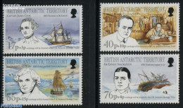 British Antarctica 1994 Antarctic Discoveries 4v, Mint NH, History - Science - Transport - Explorers - The Arctic & An.. - Esploratori