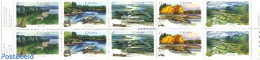 Canada 1994 Rivers 10v In Booklet, Mint NH, Nature - Sport - Birds - Frogs & Toads - Water, Dams & Falls - Kayaks & Ro.. - Ungebraucht