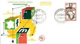 MAURITANIE  FDC 1964 COOPERATION - Mauritanie (1960-...)