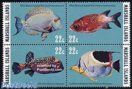 Marshall Islands 1985 Fish 4v [+], Mint NH, Nature - Fish - Pesci