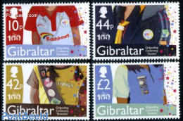 Gibraltar 2010 Girlguiding Centenary 4v, Mint NH, Sport - Scouting - Gibraltar