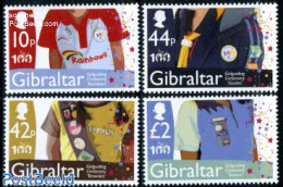 Gibraltar 2010 Girlguiding Centenary 4v, Mint NH, Sport - Scouting - Gibilterra