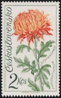 Czechoslovakia / Stamps (1973) 2040: Flora Olomouc (Chrysanthemum); Painter: Karel Svolinsky - Autres & Non Classés