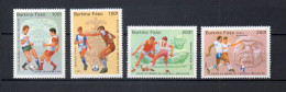 BURKINA FASO PA  N° 305 à 308    NEUFS SANS CHARNIERE  COTE  9.50€    FOOTBALL SPORT - Burkina Faso (1984-...)