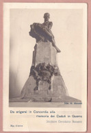 Cartolina Erigersi In Concordia Alla Memoria Dei Caduti In Guerra Non Viaggiata - War 1914-18