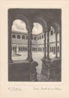 AD149 Roma - Chiostro Basilica San Giovanni In Laterano - Illustrazione Illustration Dandolo Bellini / Non Viaggiata - Iglesias