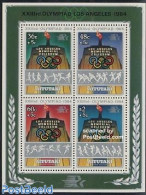 Aitutaki 1984 Olympic Games S/s, Mint NH, Sport - Athletics - Handball - Olympic Games - Athletics