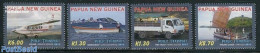 Papua New Guinea 2013 Transport 4v, Mint NH, Transport - Automobiles - Aircraft & Aviation - Ships And Boats - Voitures