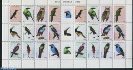 St. Maarten 2012 Birds Sheet With 2 Sets, Mint NH, Nature - Birds - Birds Of Prey - Owls - Autres & Non Classés