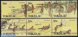 Tokelau Islands 1989 Boats 2x3v [::], Mint NH, Transport - Ships And Boats - Ships