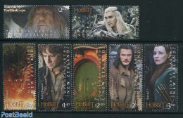 New Zealand 2014 The Hobbit, The Battle Of The Five Armies 7v, Mint NH, Performance Art - Film - Movie Stars - Art - S.. - Unused Stamps