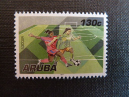 Aruba 2017, Sport Football, Timbre Neuf Sans Charnière. - Unused Stamps