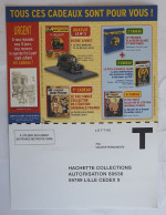 Flyers LETTRE RETOUR ABONNEMENT COLLECTION HACHETTE LES VOITURES ET LES ENGINS DE BLAKE ET MORTIMER (2) - Advertisement