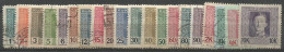 Austria K.u.K. Hungary Mi.53/72 Complete Set Used 1917/18 - Unused Stamps