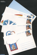 San Marino 1998 Postcard Set 800L, 5 Cards, Unused Postal Stationary - Brieven En Documenten