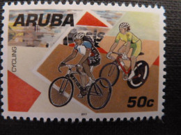 Aruba 2017, Sport Cyclisme, Timbre Neuf Sans Charnière. - Cyclisme