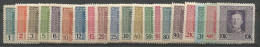 Austria K.u.K. Feldpost Hungary Mi.53/72 Complete Set MH / * 1917/18 - Unused Stamps